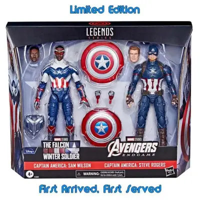 Figurine Marvel legends captain america 2 pack af